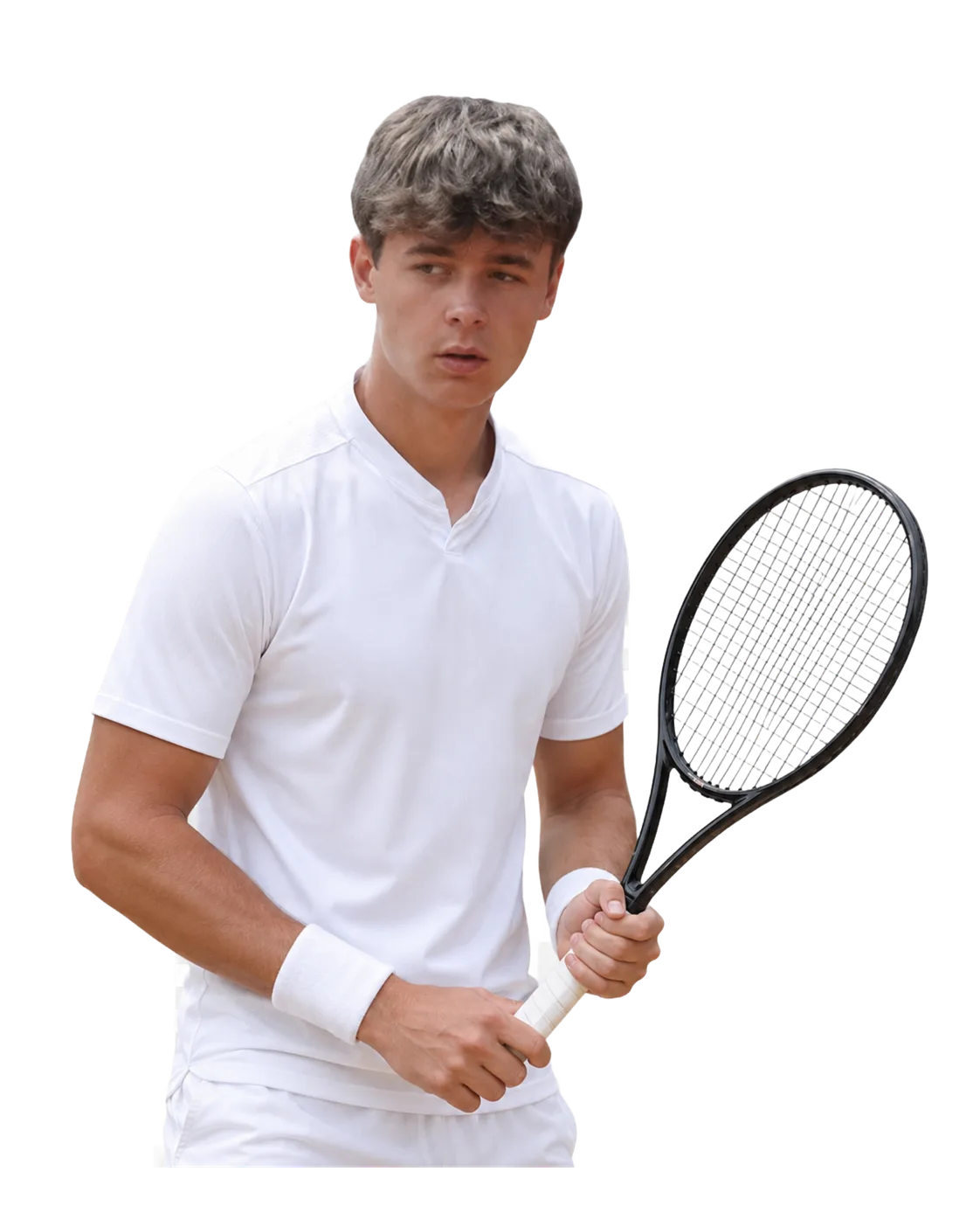 Nico Hipfl tennis player profile visual with TennisJack stats and match analysis