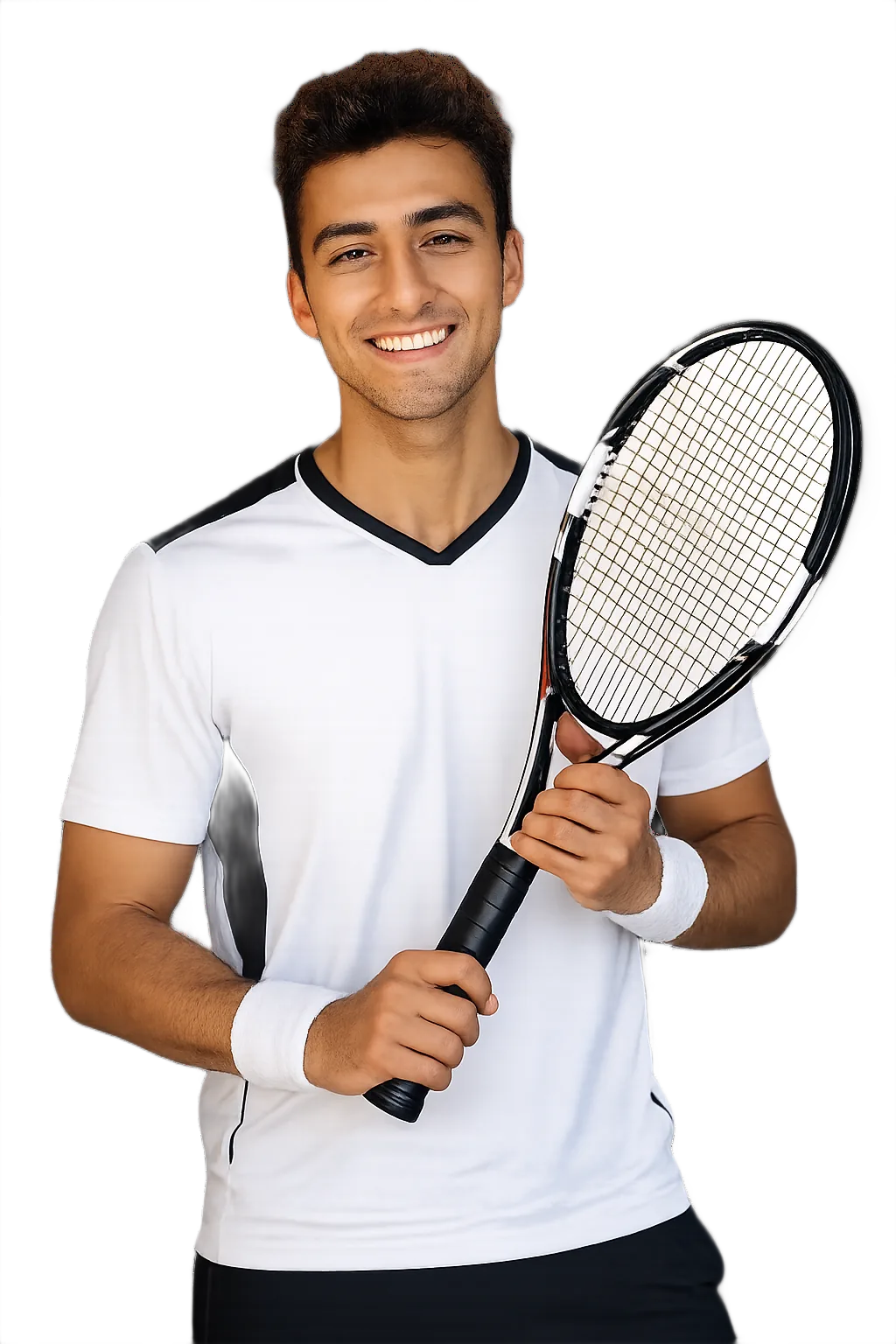 Portrait of Nicolas Alvarez Varona, tennis player