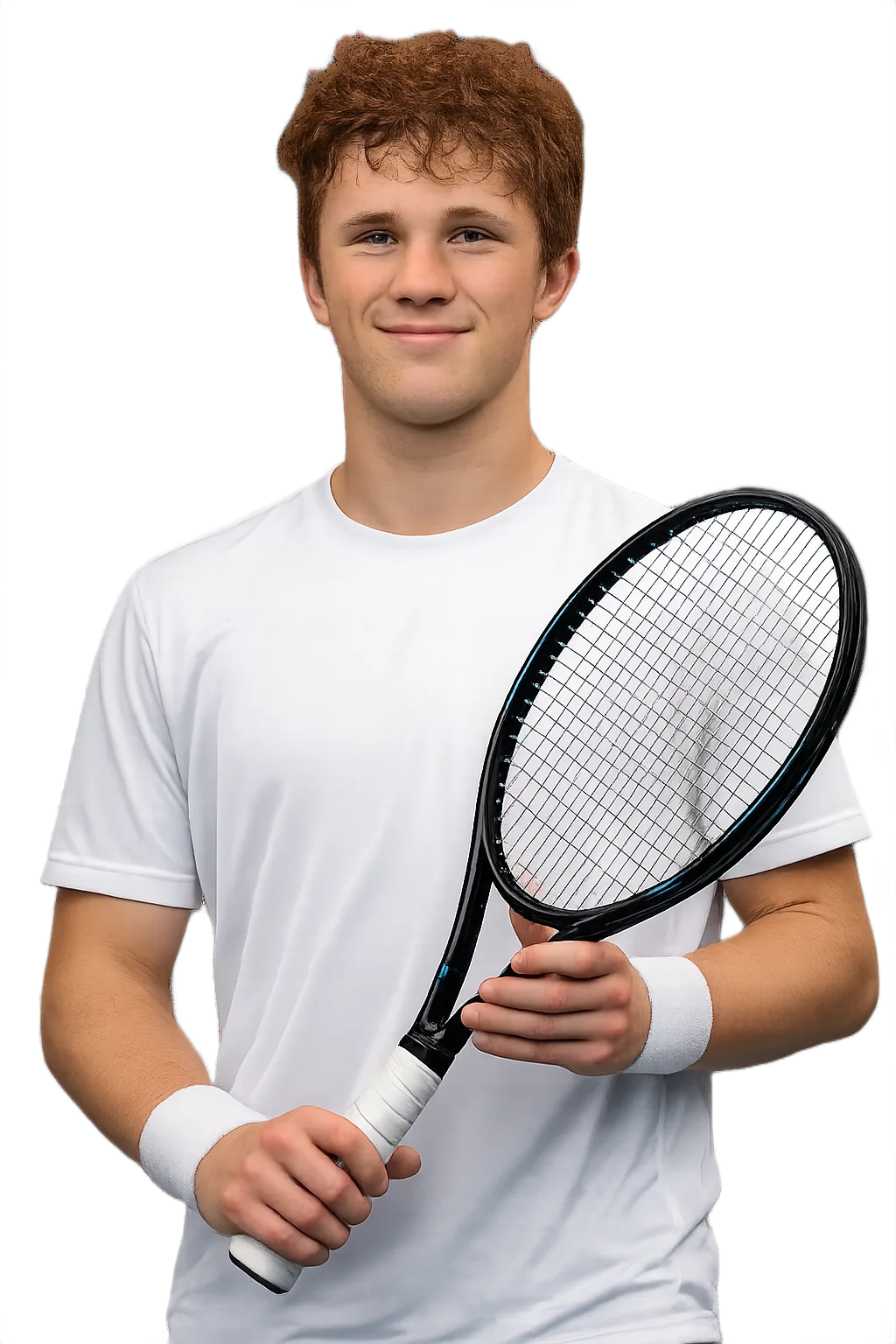 Portrait of Nicolas Arseneault, tennis player