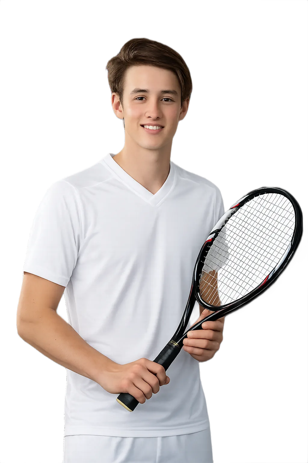 Portrait of Nicolas Hollender, tennis player