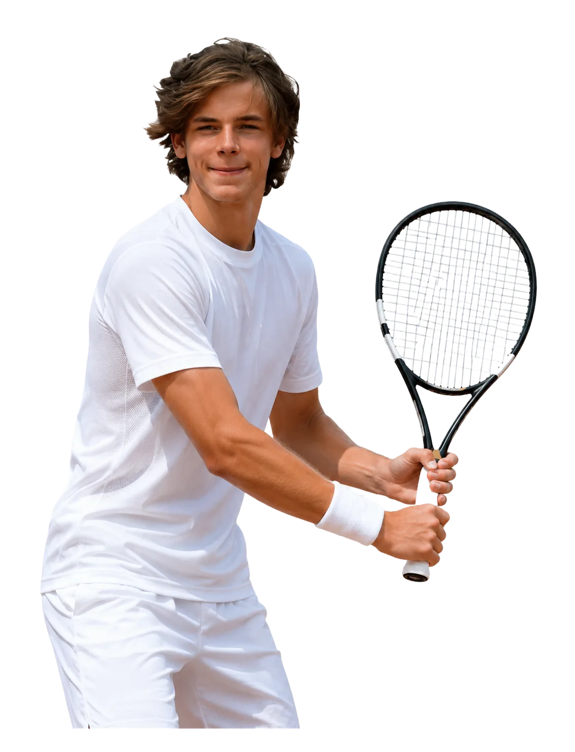 Niels McDonald tennis player profile visual with TennisJack stats and match analysis