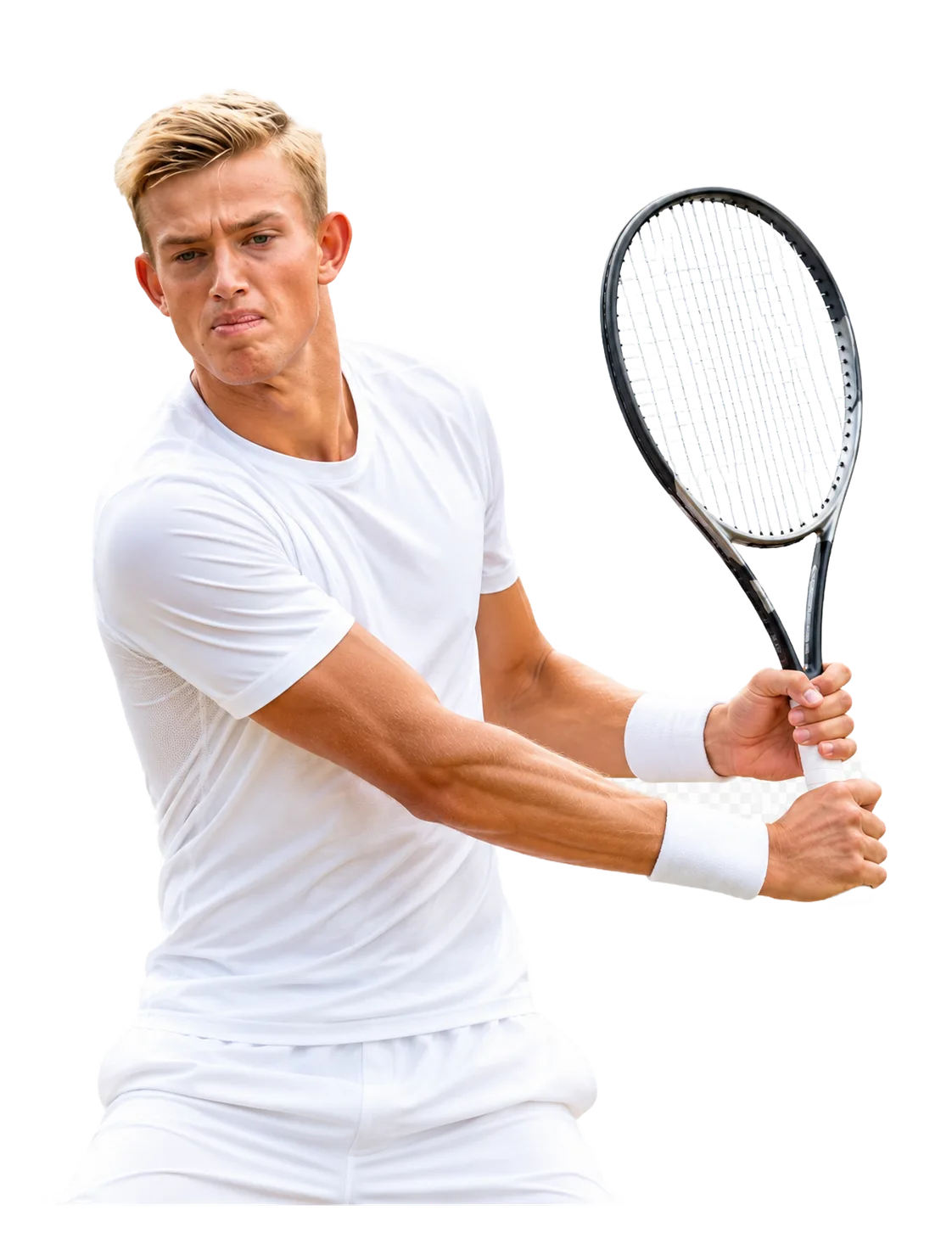Niels Visker tennis player profile visual with TennisJack stats and match analysis
