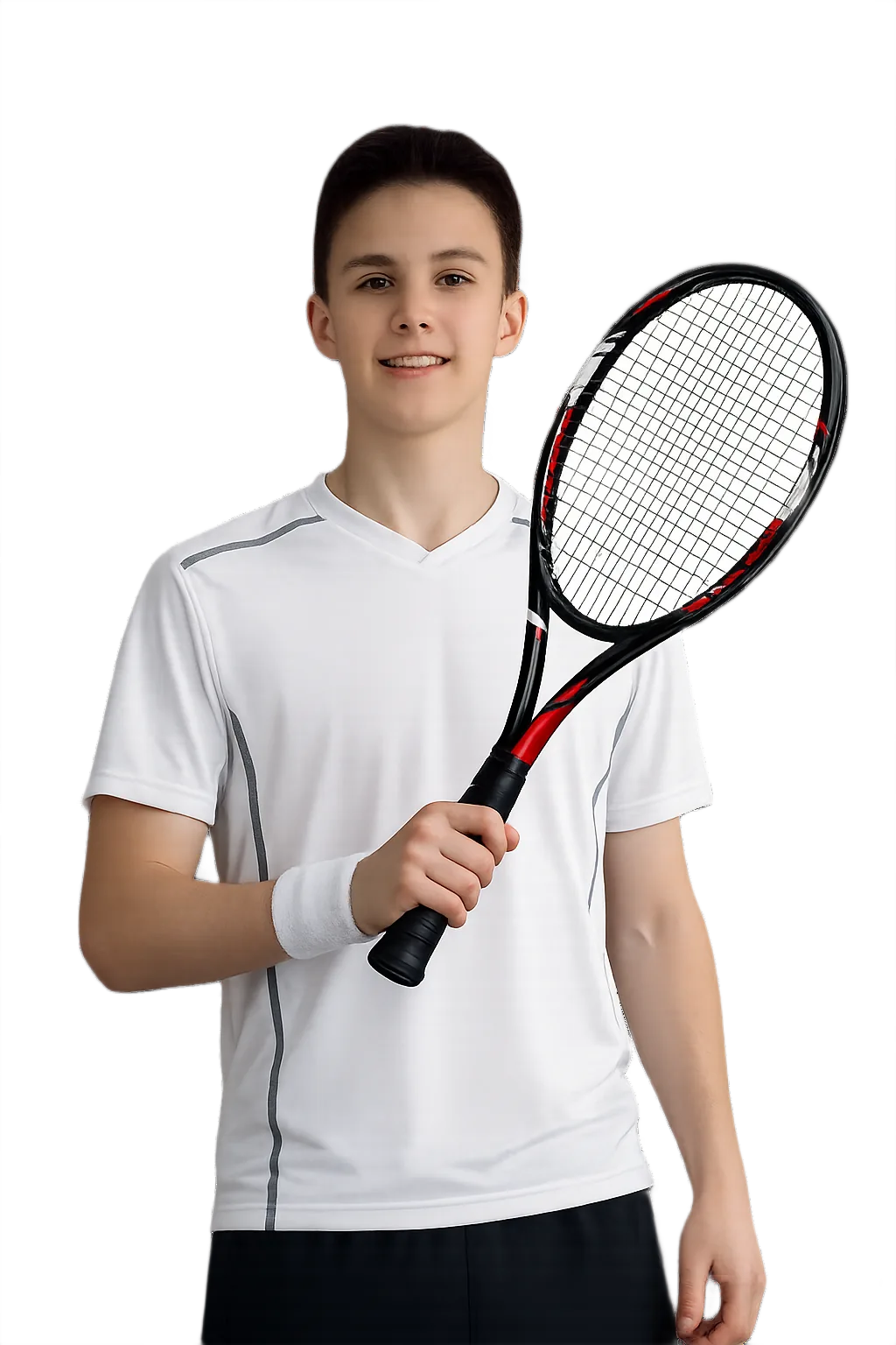 Portrait of Nikita Bilozertsev, tennis player