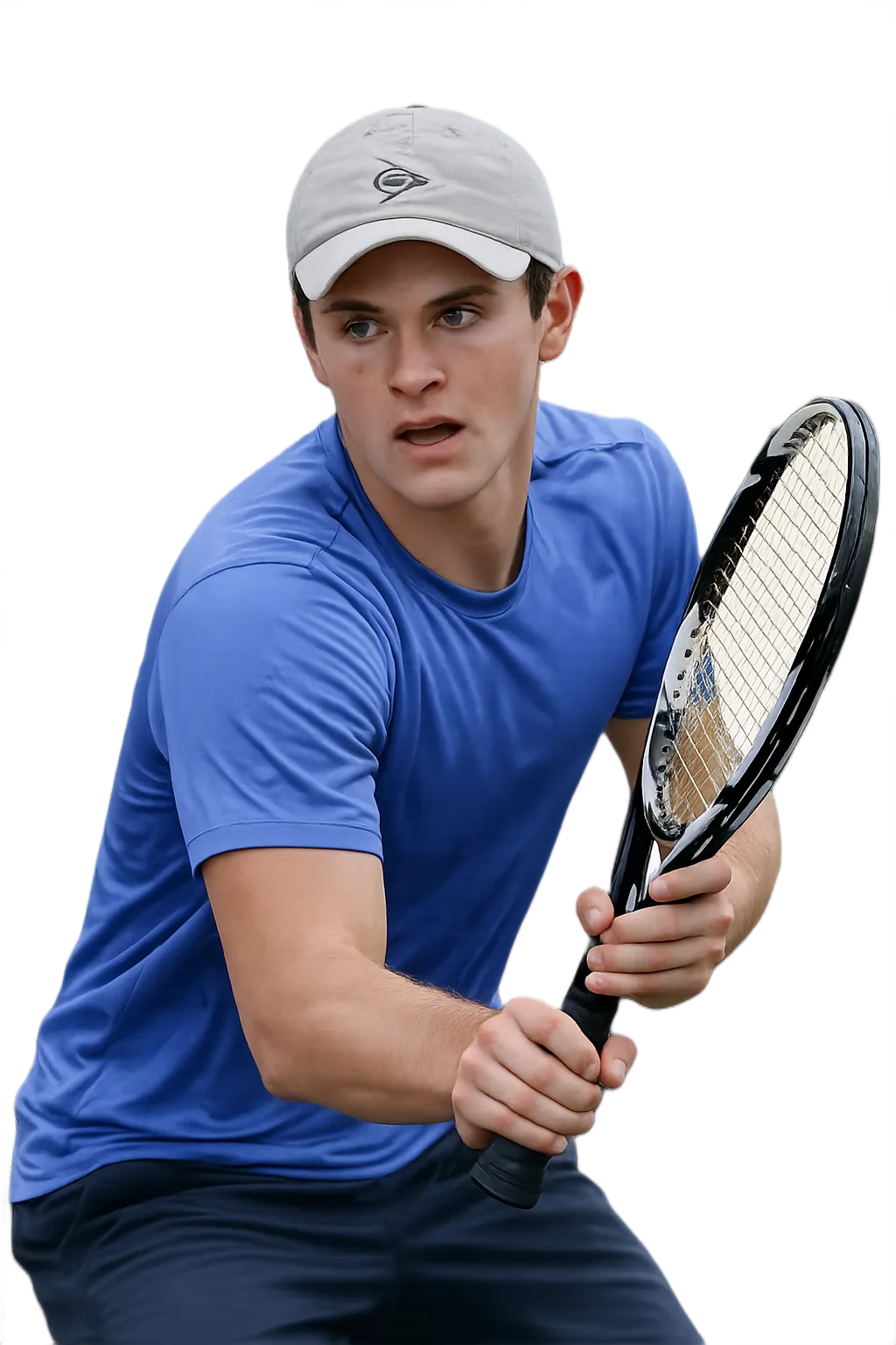 Portrait of Nikos Lehmann, tennis player