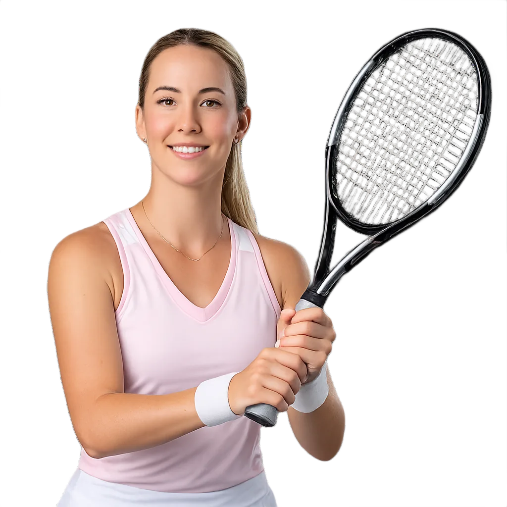 Portrait of Nina Stojanovic, tennis player