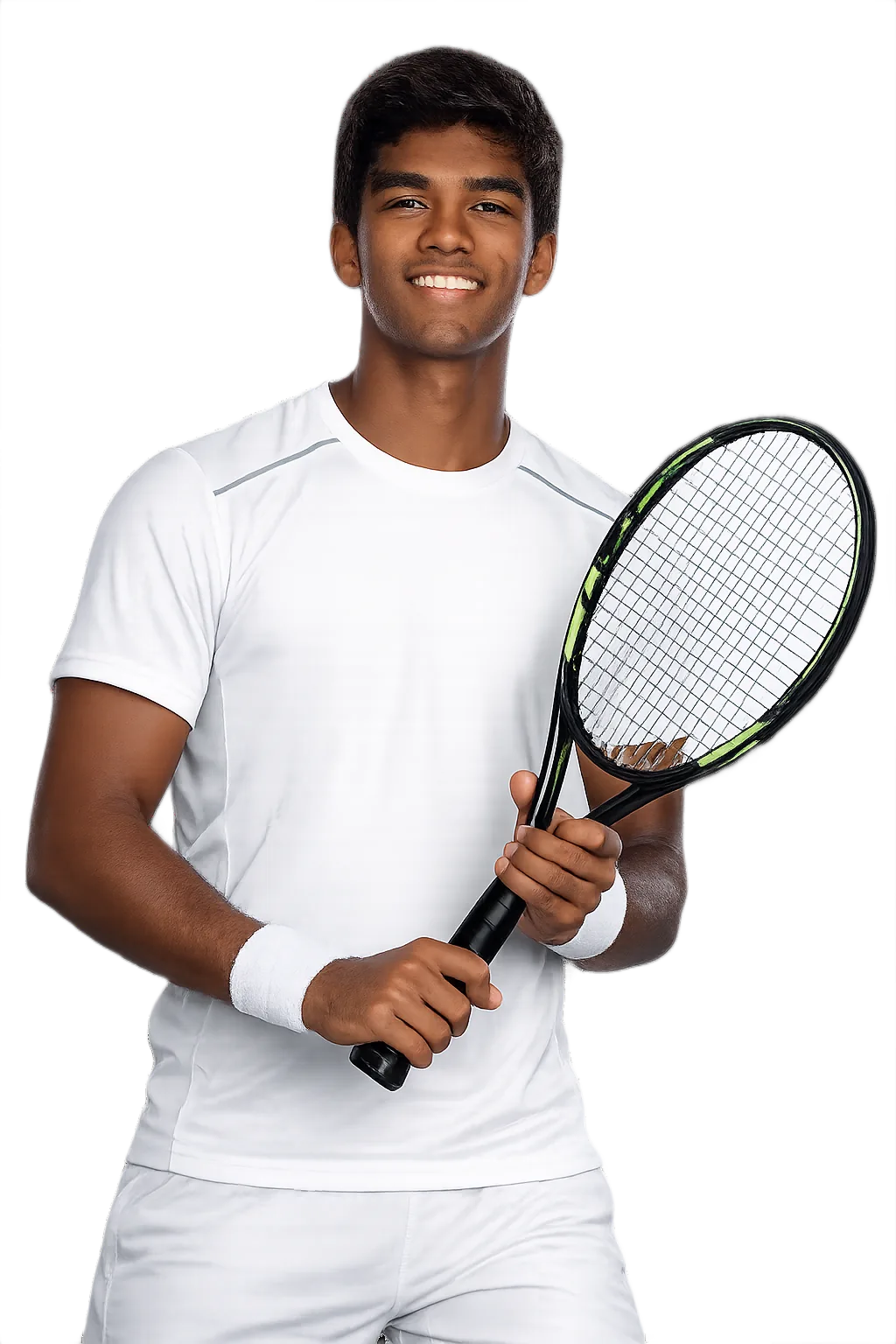 Portrait of Nishesh Basavareddy, tennis player