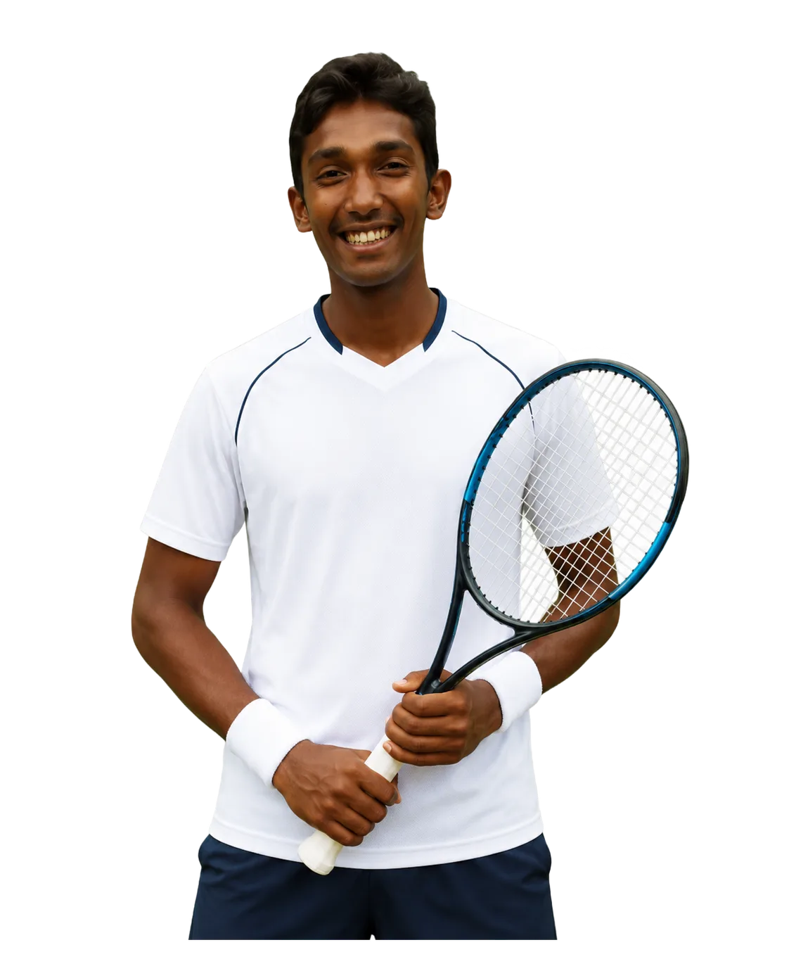 Nitin Kumar Sinha tennis player profile visual with TennisJack stats and match analysis