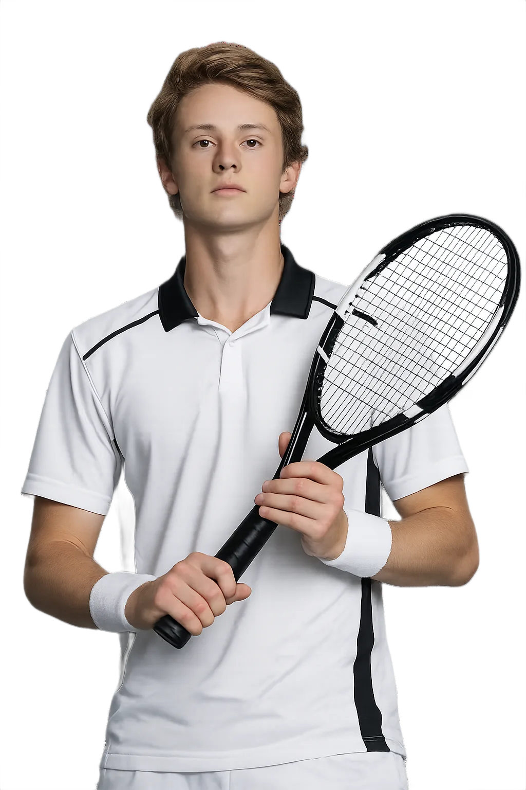 Portrait of Noah Schachter, tennis player