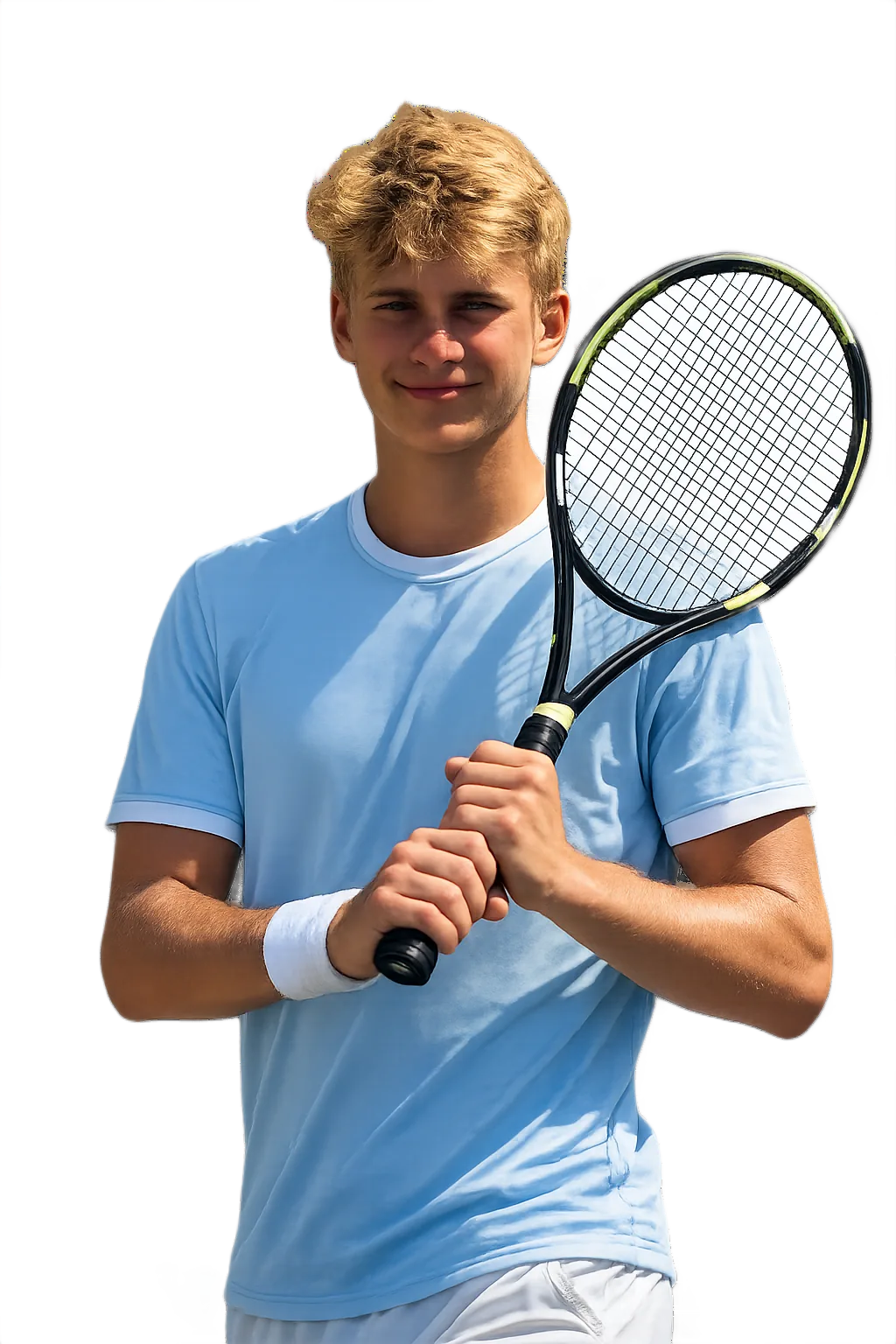 Portrait of Olaf Pieczkowski, tennis player