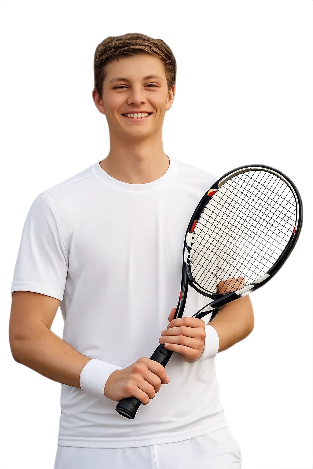 Portrait of Oleksandr Ovcharenko, tennis player