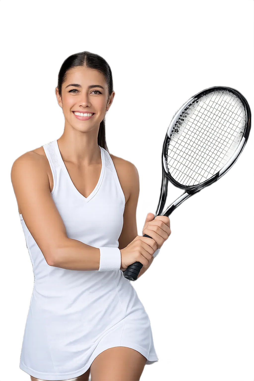 Portrait of Olga Danilovic, tennis player