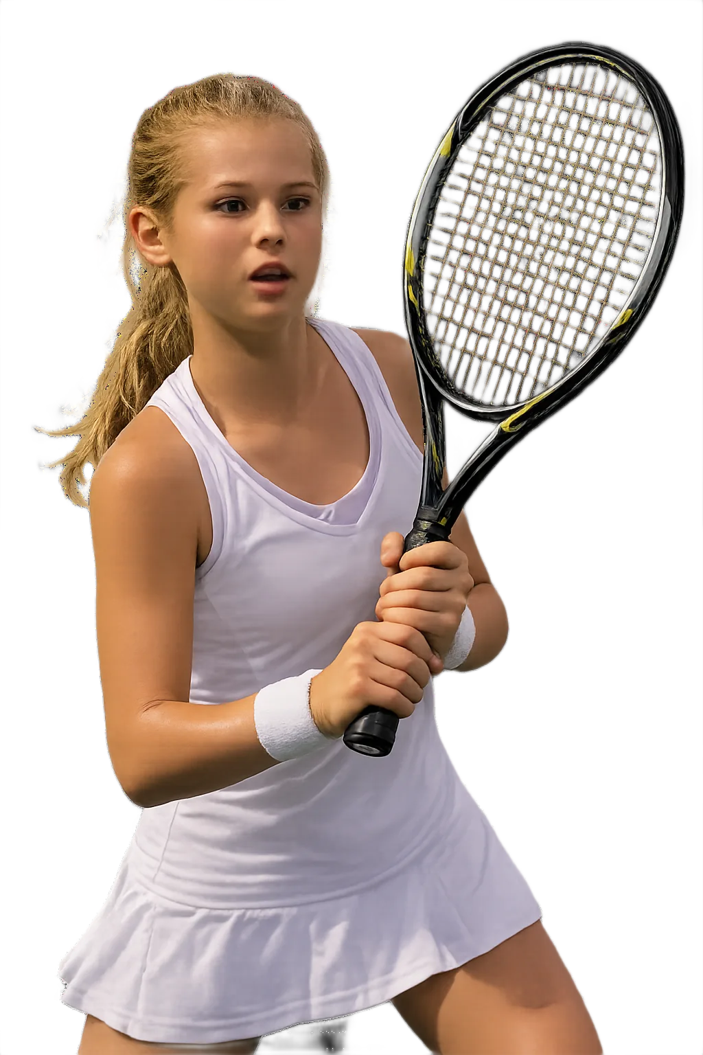 Portrait of Olga Helmi, tennis player