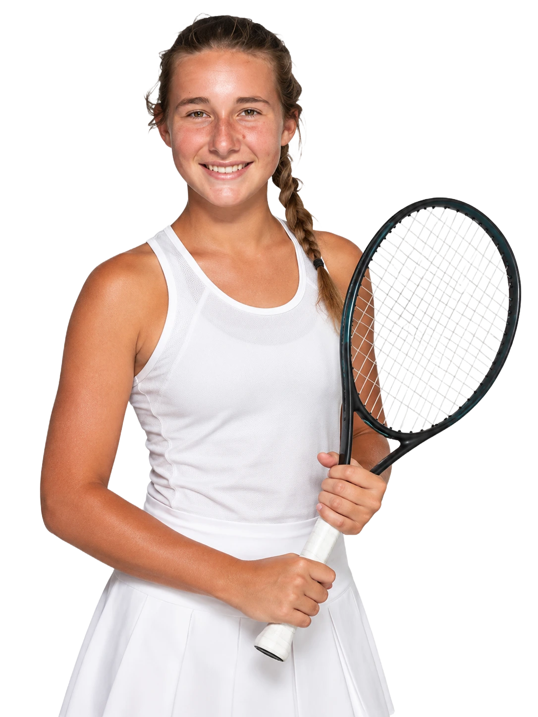 Olivia Lincer tennis player profile visual with TennisJack stats and match analysis
