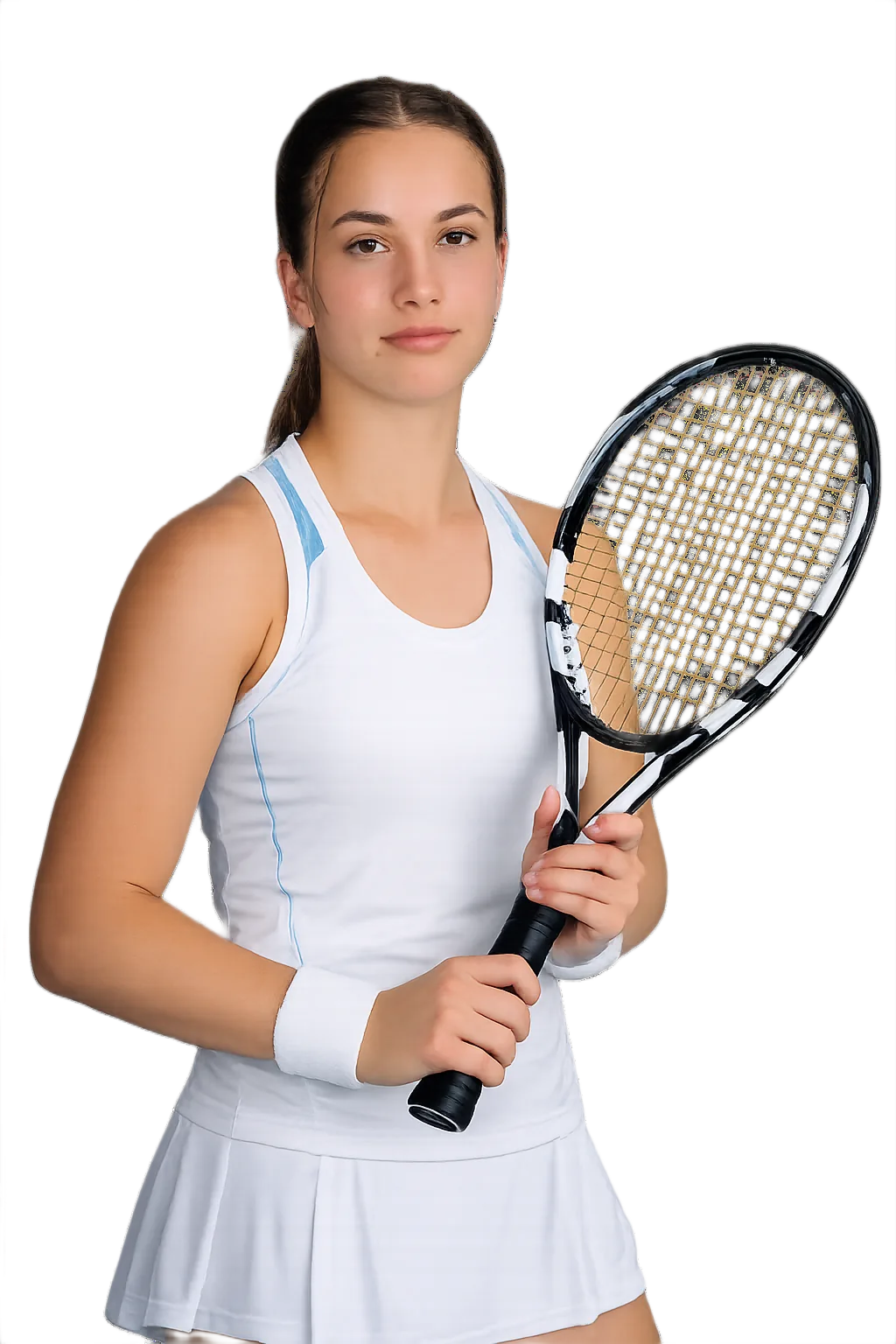Portrait of Ophelie Boullay, tennis player