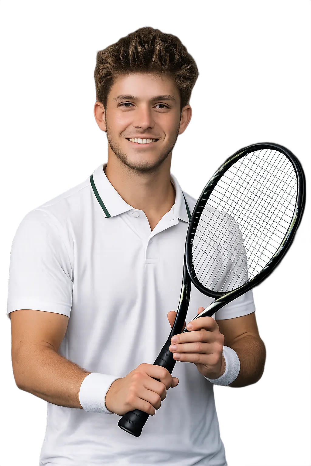 Portrait of Oren Vasser, tennis player