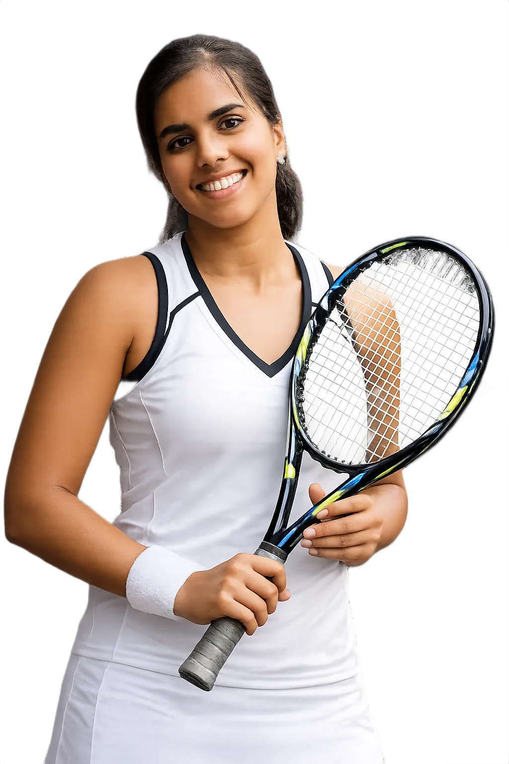 Portrait of Paavanii Paathak, tennis player