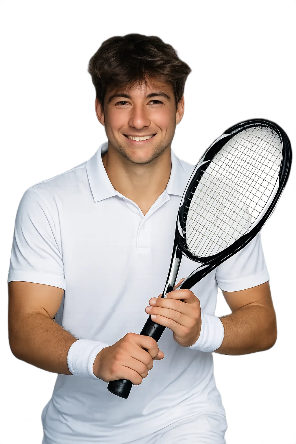 Portrait of Paul Barbier Gazeu, tennis player