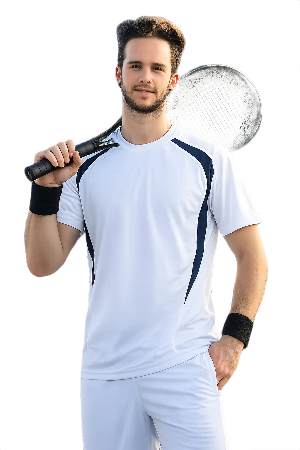 Portrait of Pawel Juszczak, tennis player