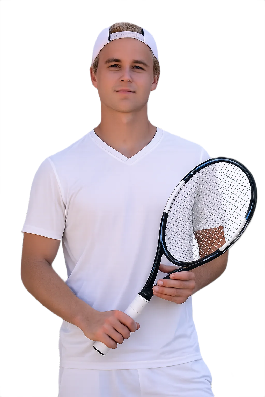 Portrait of Peetu Pohjola, tennis player