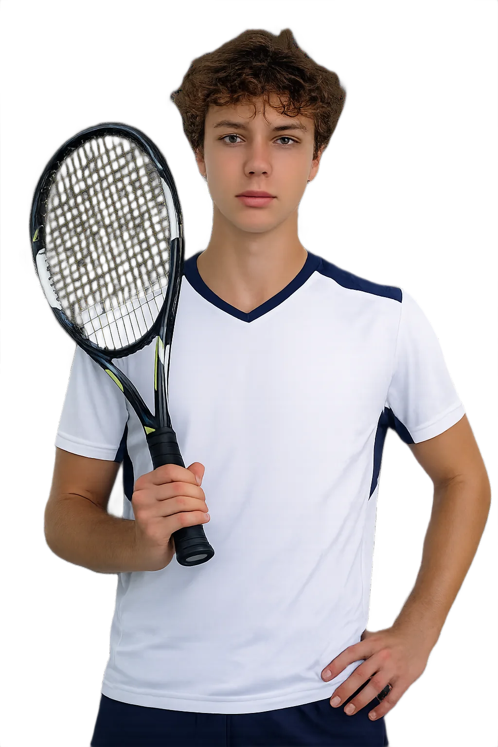Portrait of Pietro Pampanin, tennis player