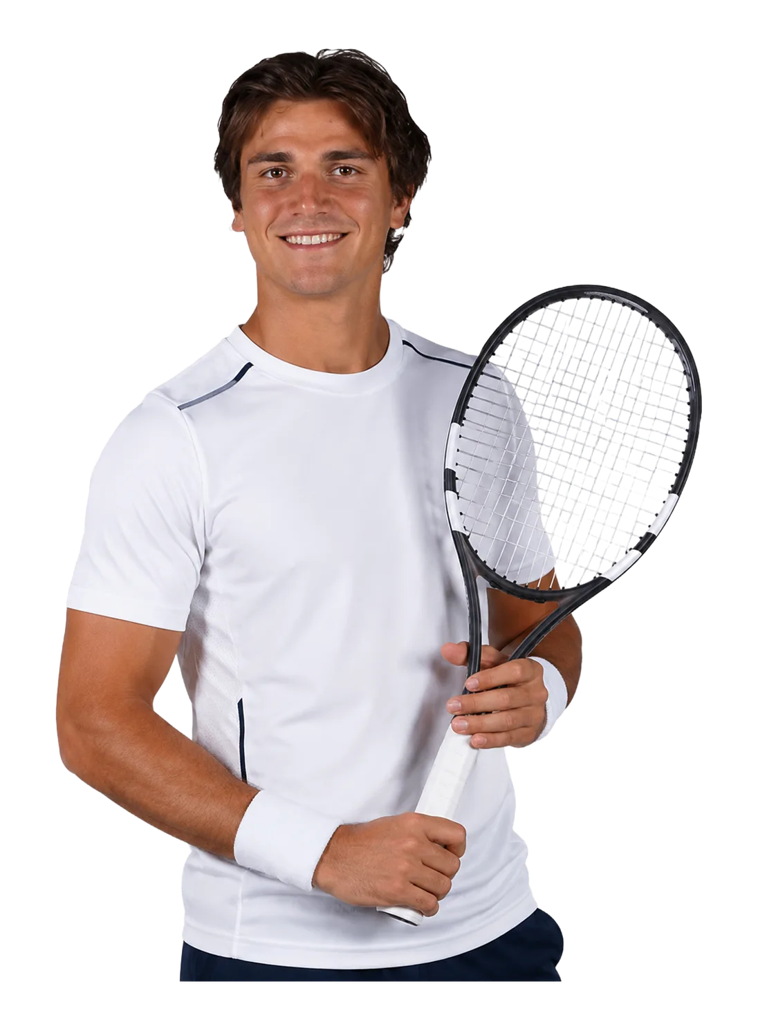 Quinn Vandecasteele tennis player profile visual with TennisJack stats and match analysis