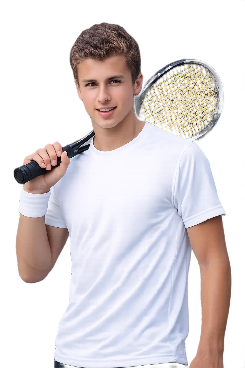 Portrait of Rafael Segado Esteve, tennis player
