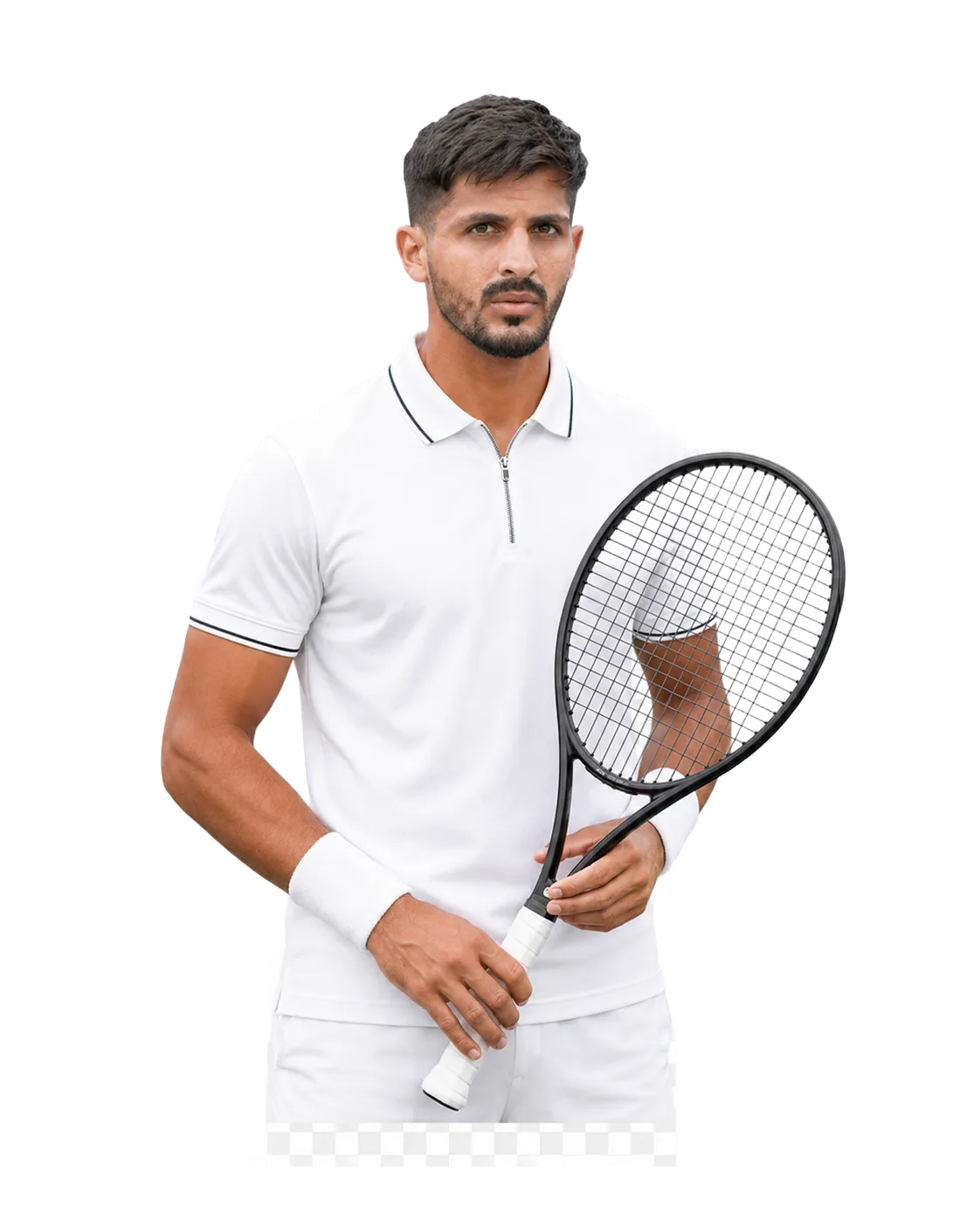 Raghav Jaisinghani tennis player profile visual with TennisJack stats and match analysis
