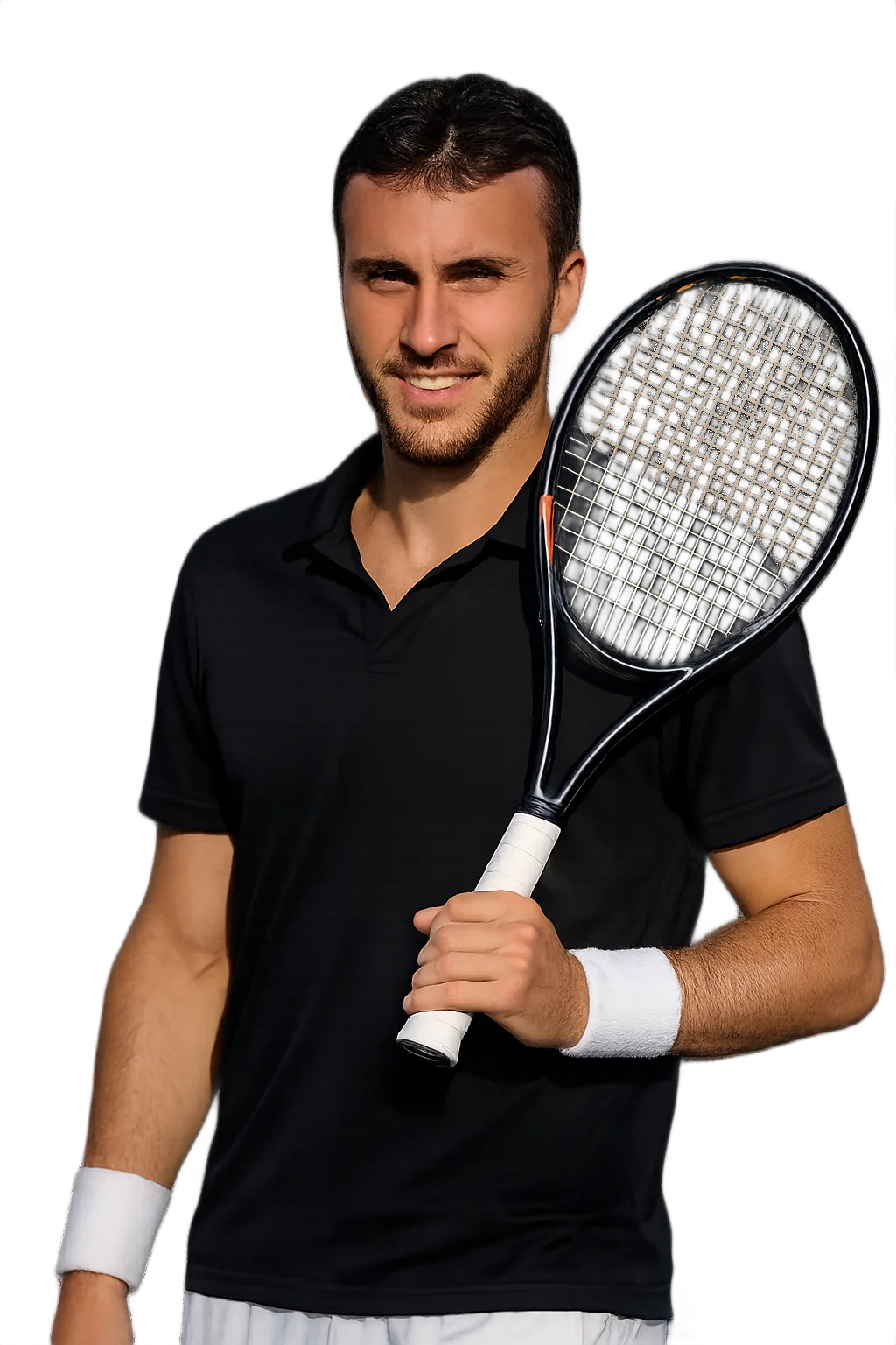 Portrait of Ramiro Amarilla, tennis player