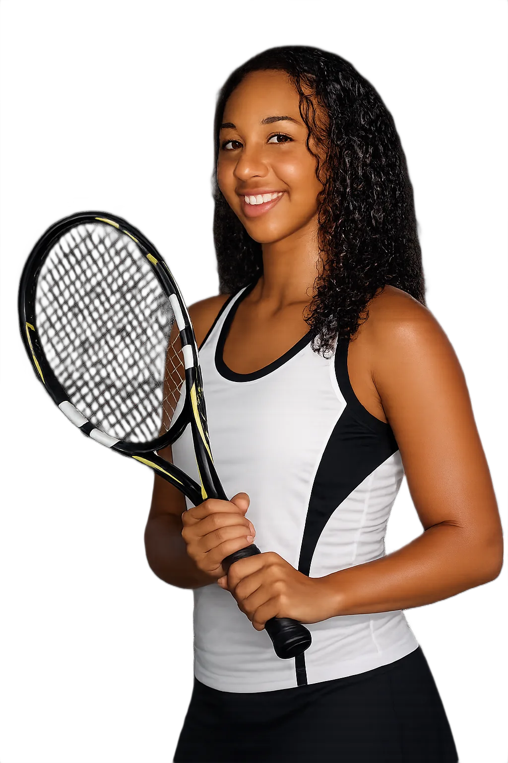 Portrait of Rasheeda McAdoo, tennis player