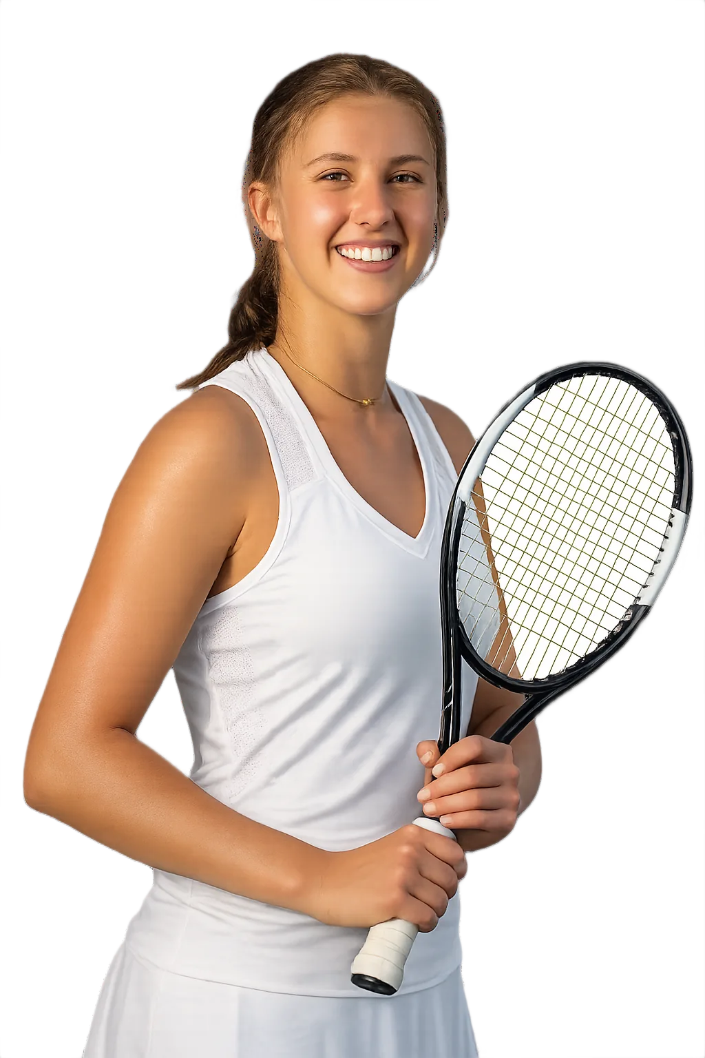Portrait of Renata Jamrichova, tennis player