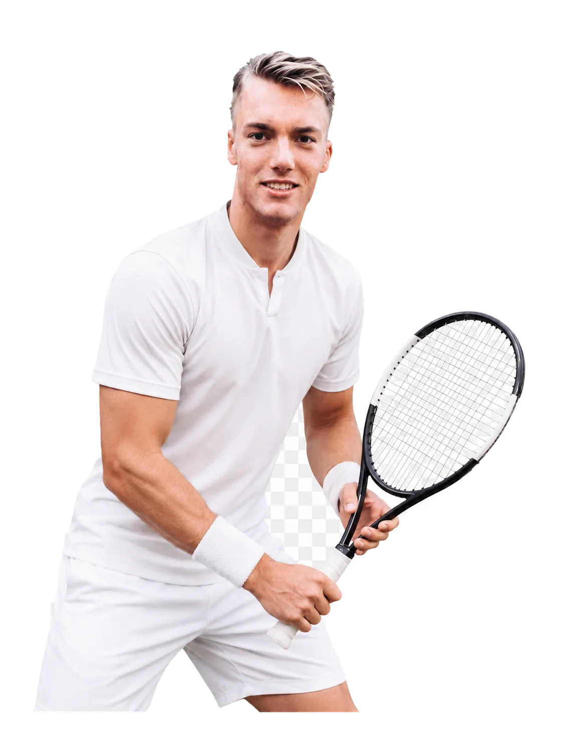 Robert Strombachs tennis player profile visual with TennisJack stats and match analysis