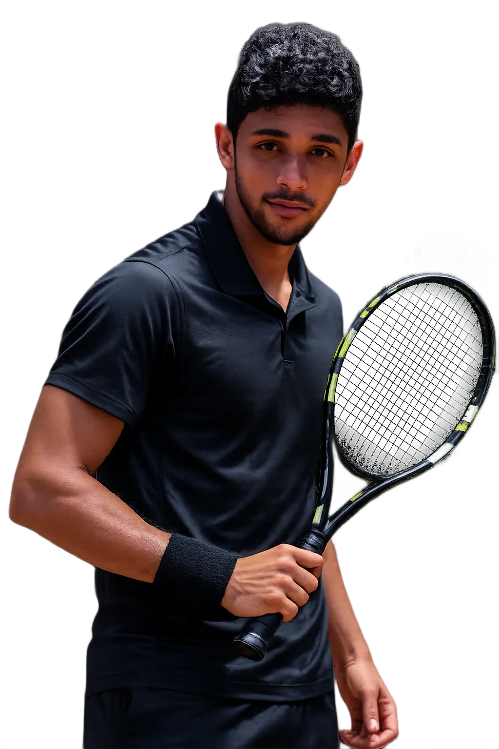 Portrait of Ryan Augusto Dos Santos, tennis player
