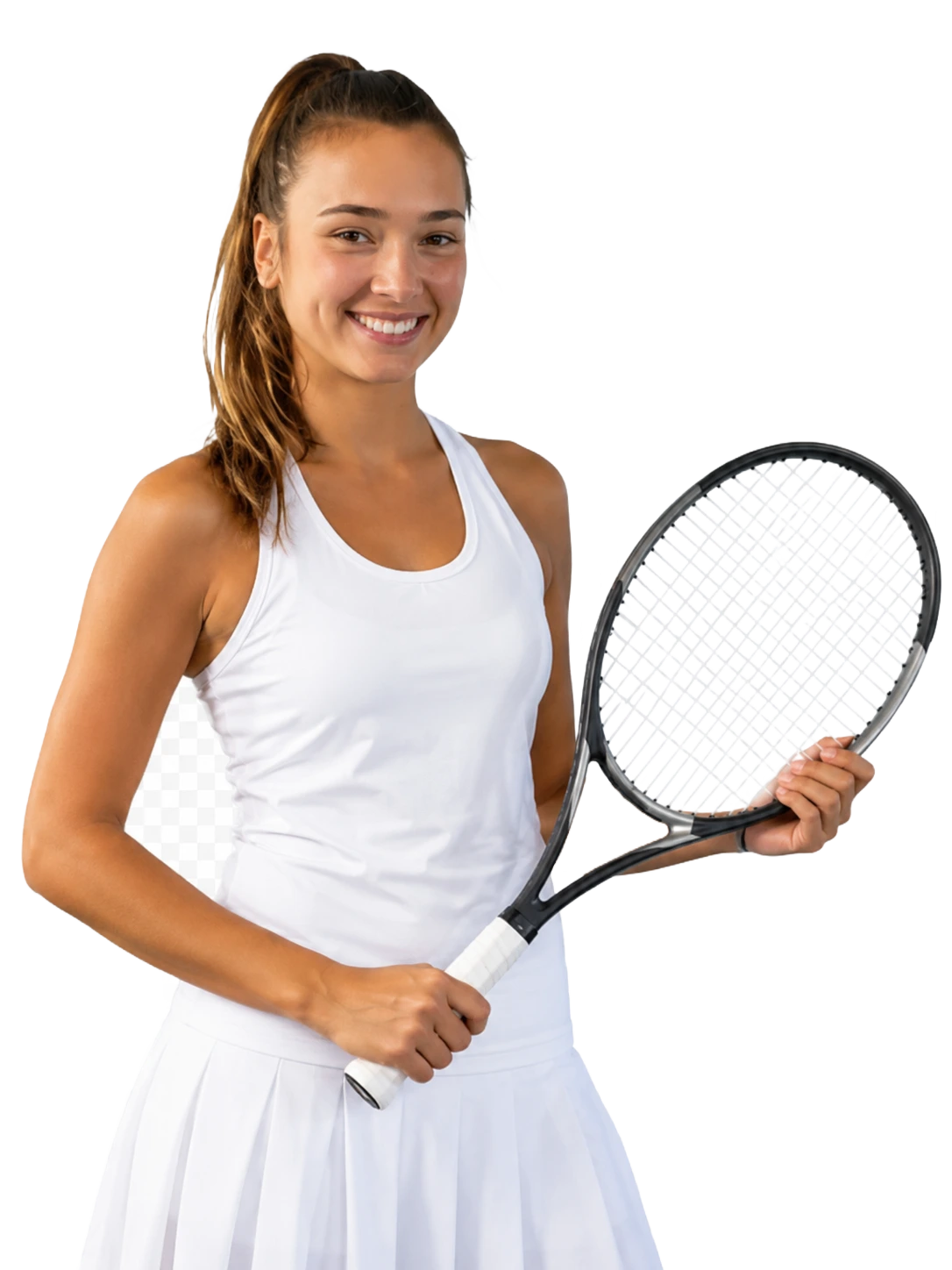 Sara Cakarevic tennis player profile visual with TennisJack stats and match analysis