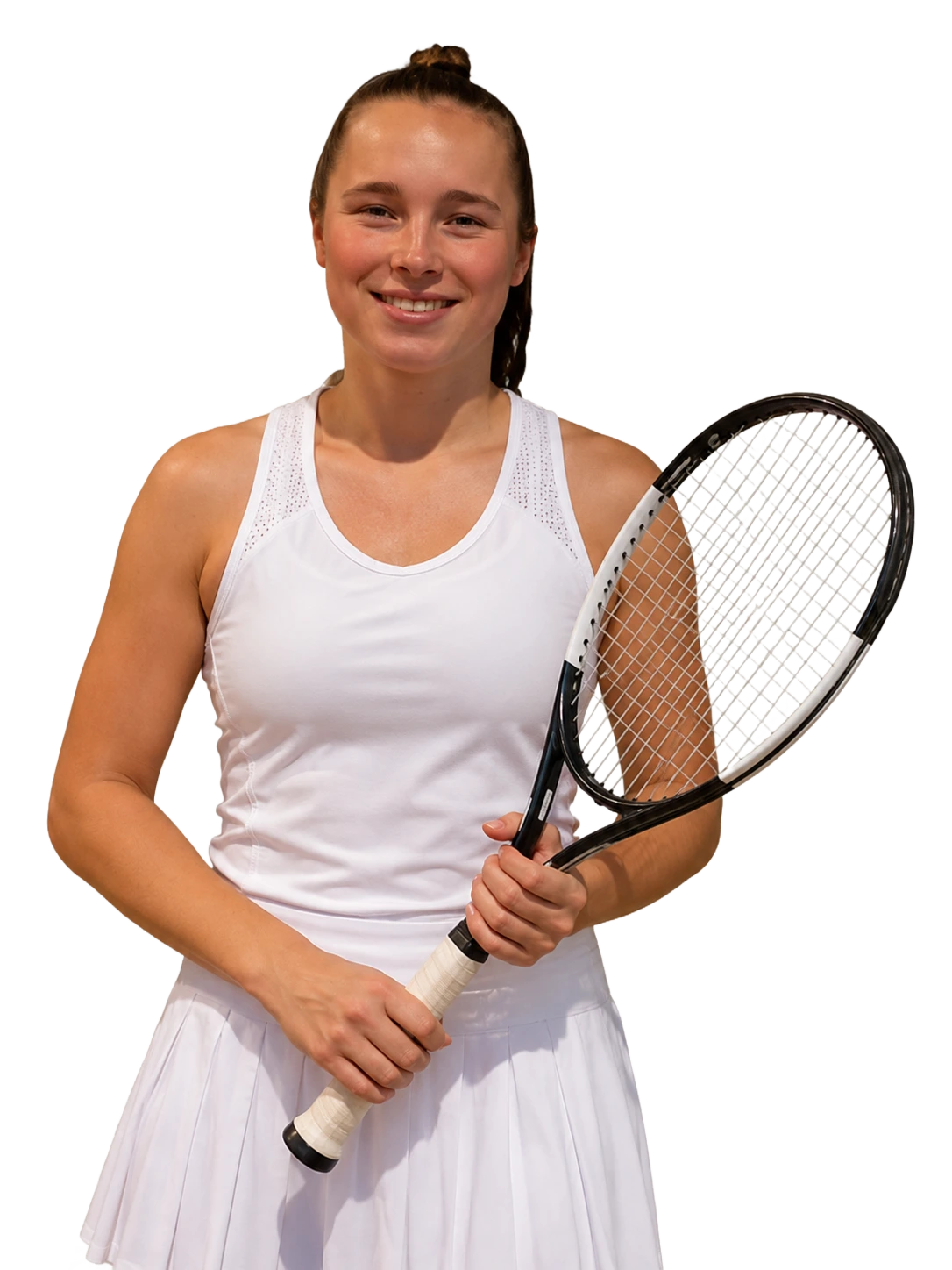 Sarah Van Emst tennis player profile visual with TennisJack stats and match analysis