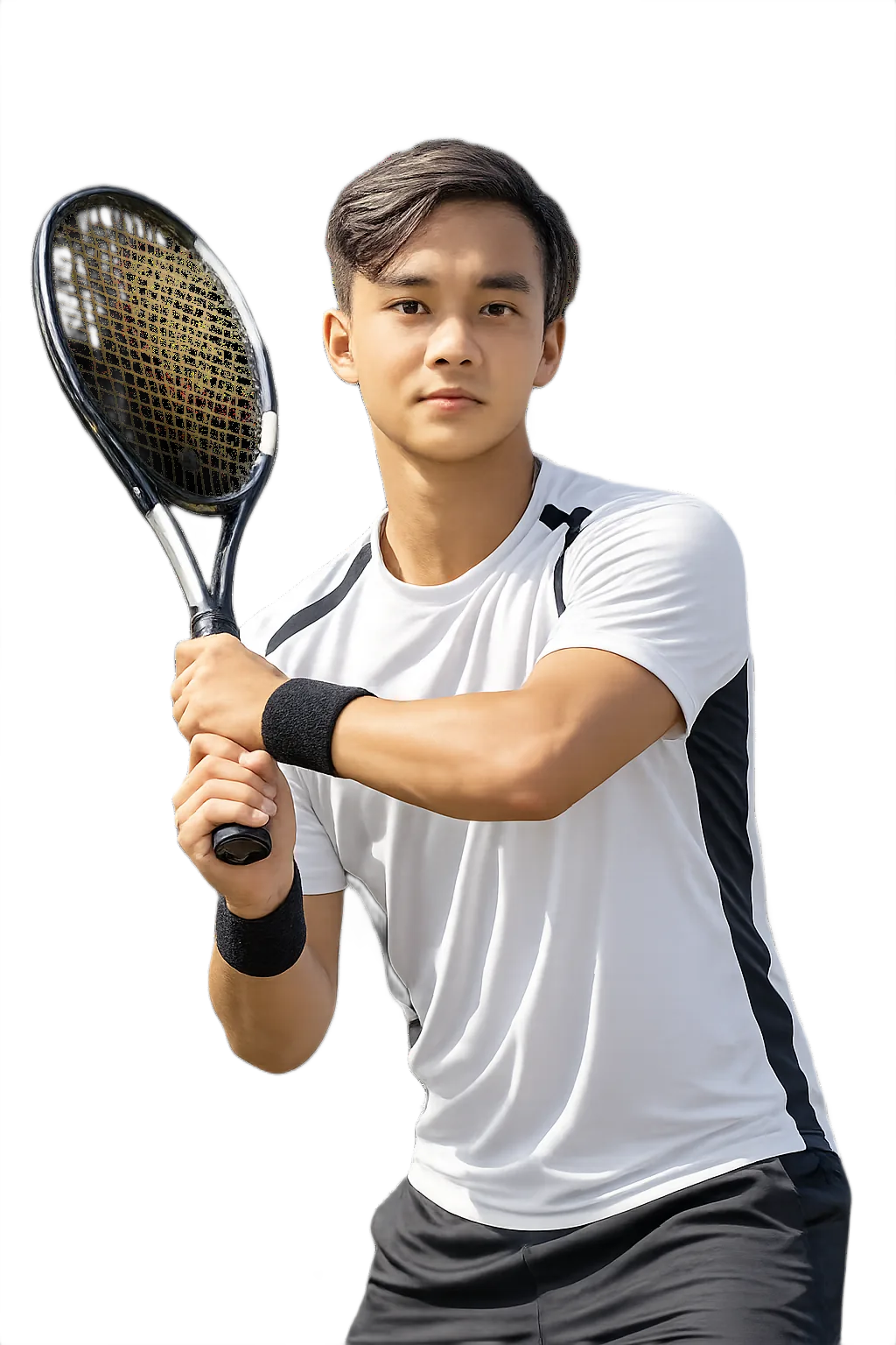 Portrait of Shanker Heisnam, tennis player