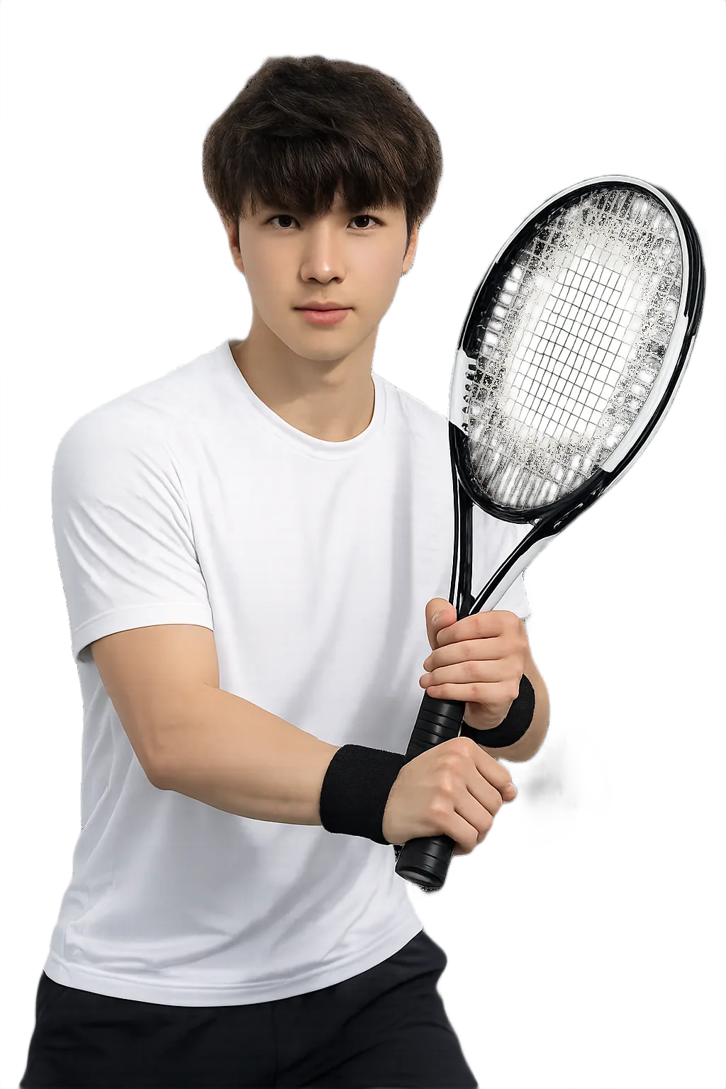Portrait of Sheng Tang, tennis player