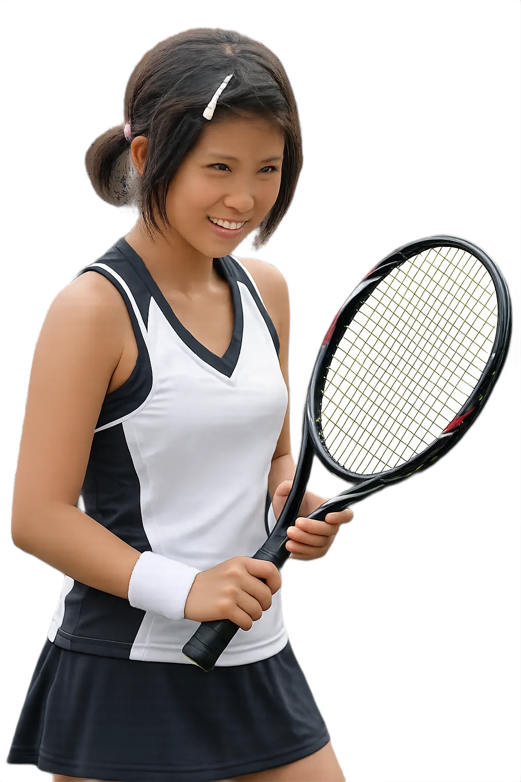 Portrait of Shiho Akita, tennis player