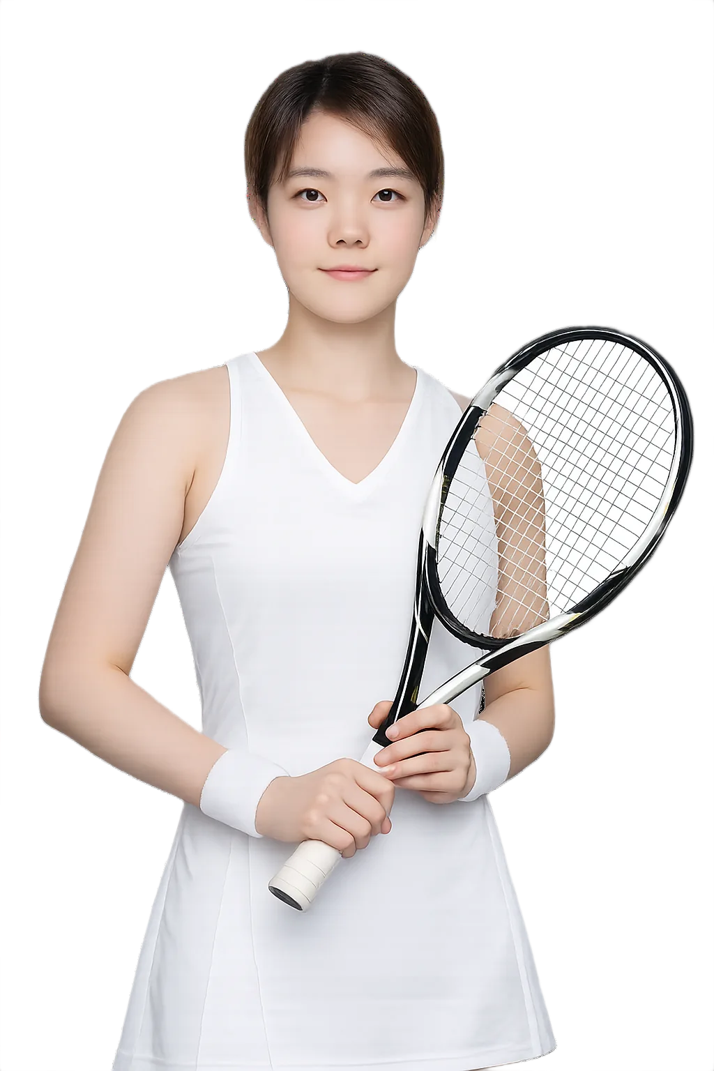 Portrait of Shuo Feng, tennis player