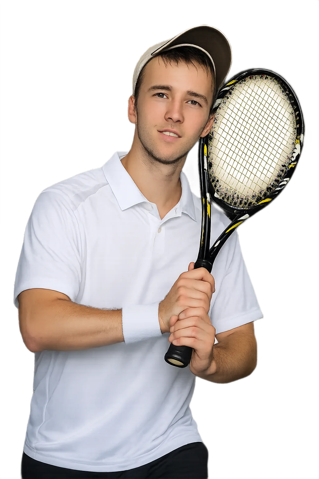 Portrait of Simon Reveniau, tennis player