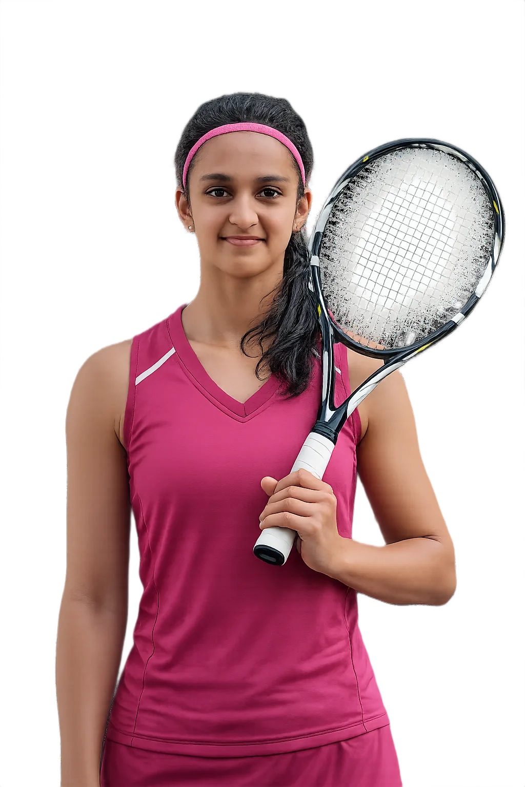Portrait of Soha Sadiq, tennis player