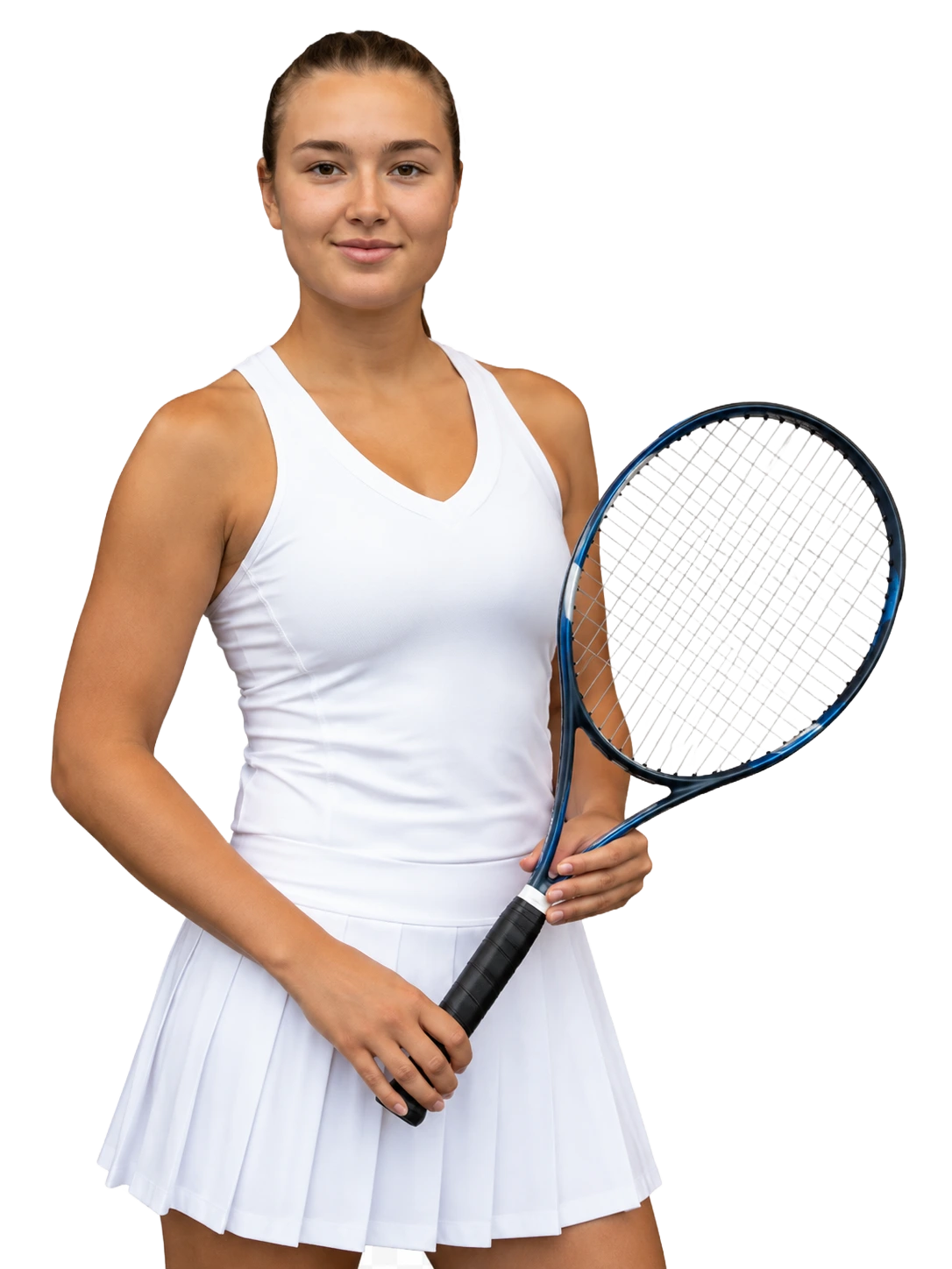 Stefani Webb tennis player profile visual with TennisJack stats and match analysis