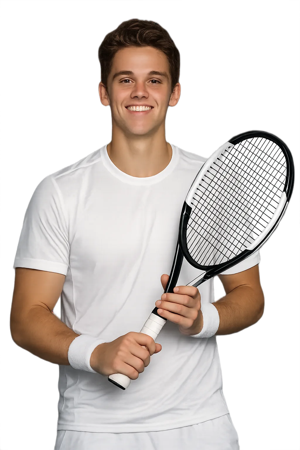 Portrait of Stijn Pel, tennis player
