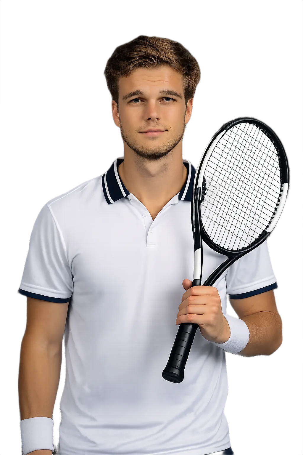 Portrait of Stijn Slump, tennis player