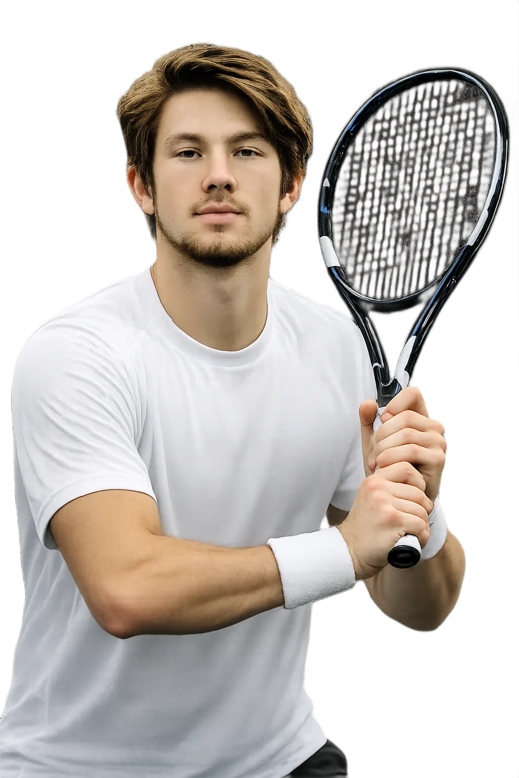 Portrait of Strong Kirchheimer, tennis player