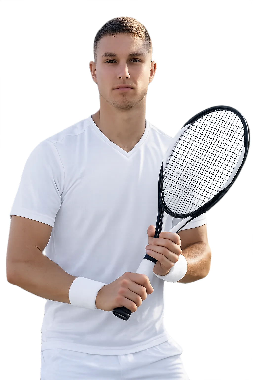 Portrait of Szymon Kielan, tennis player