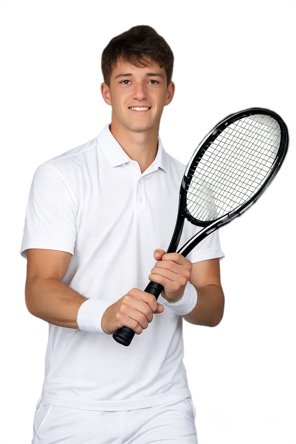 Portrait of Tadeas Paroulek, tennis player