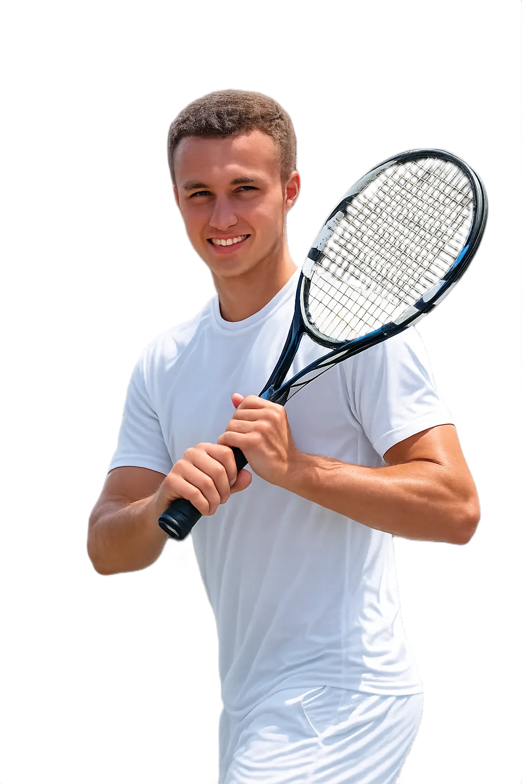 Portrait of Tadeo Meneo, tennis player