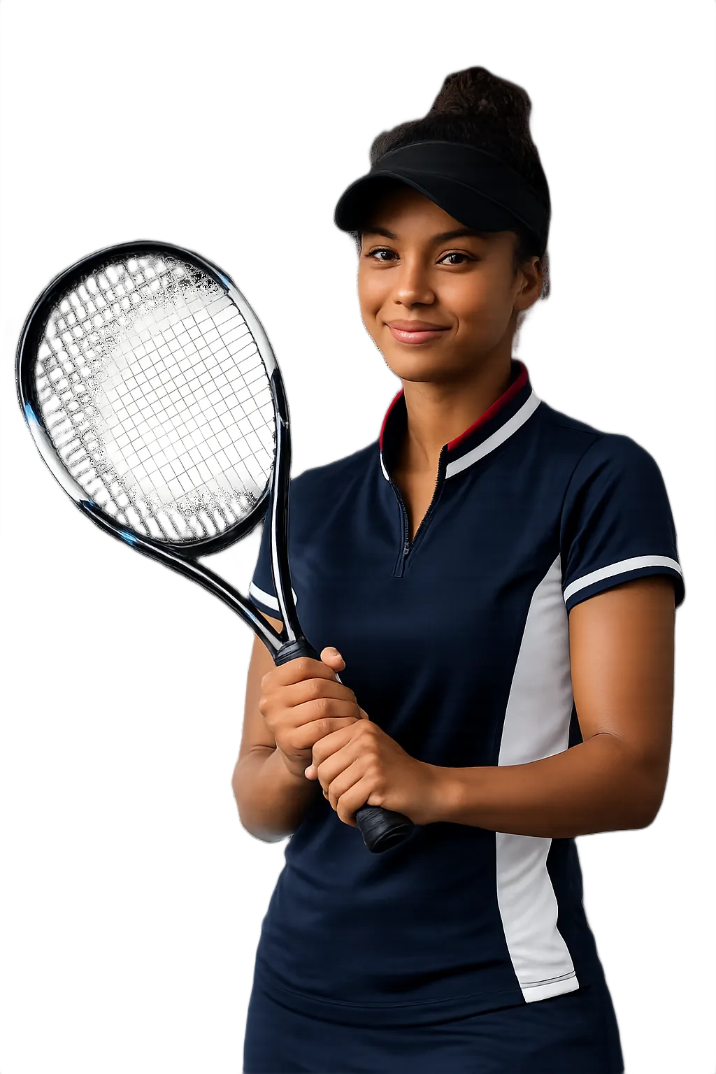Portrait of Tessah Andrianjafitrimo, tennis player