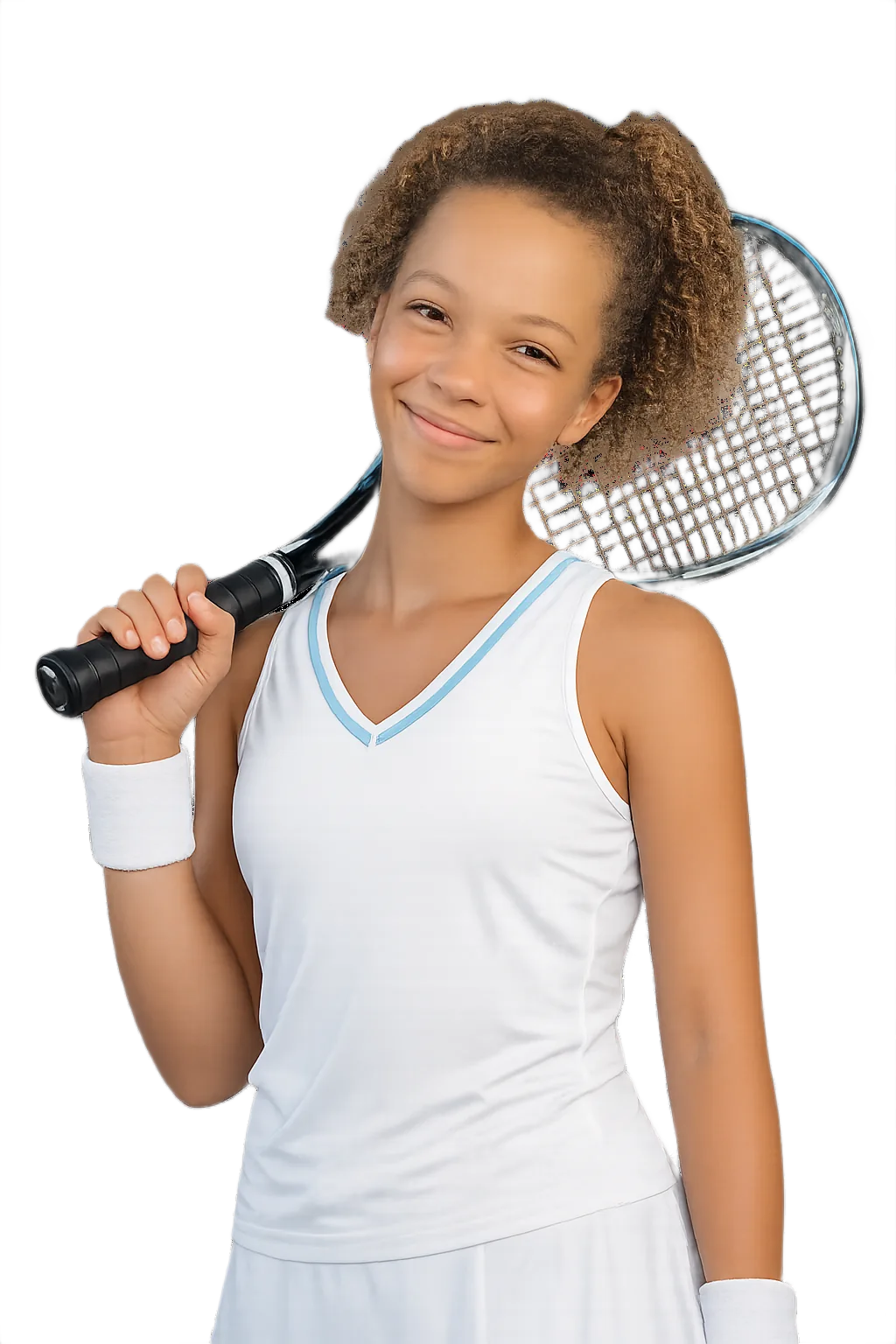 Portrait of Thea Frodin, tennis player