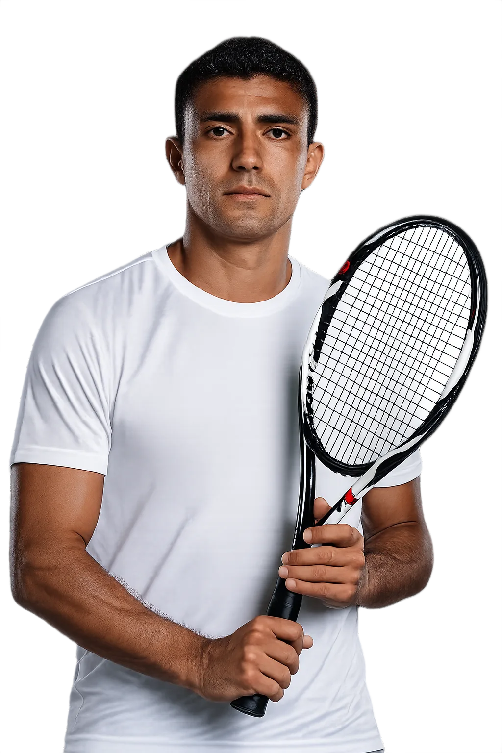 Portrait of Thiago Monteiro, tennis player